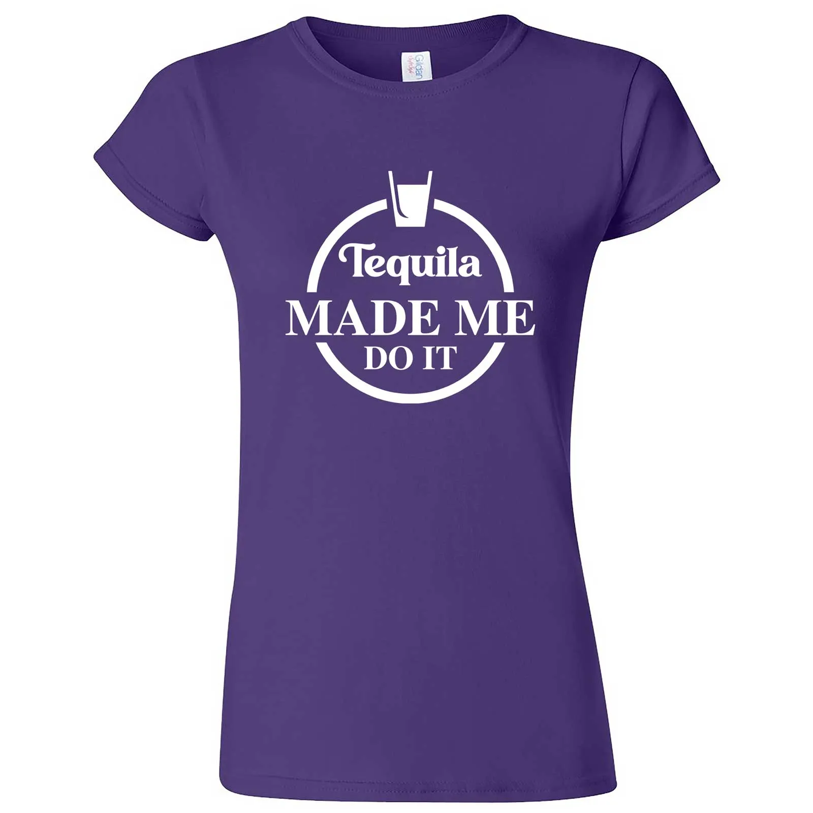 "Tequila Made Me Do It" women's t-shirt