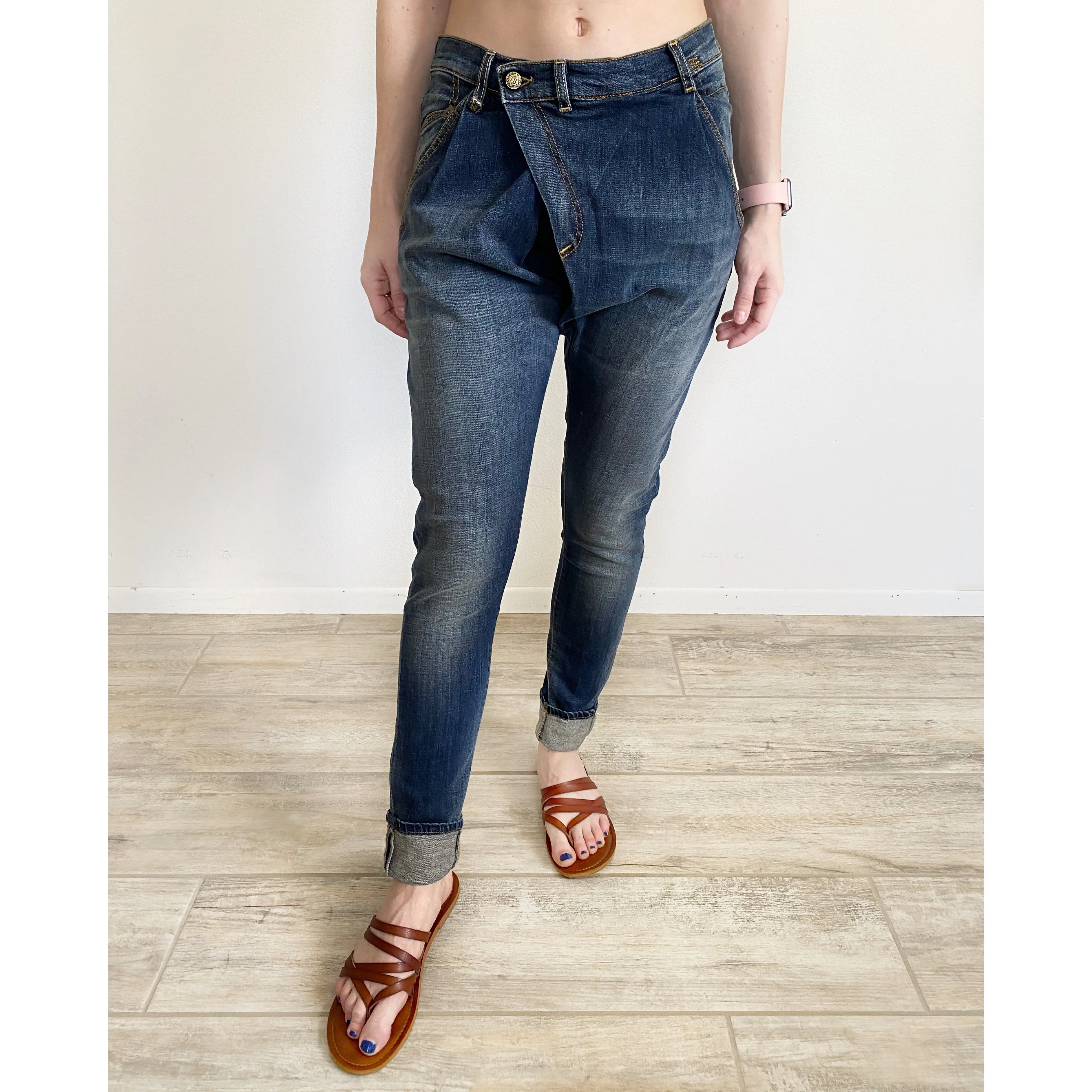 R13 Cross Over Skinny Jeans 26