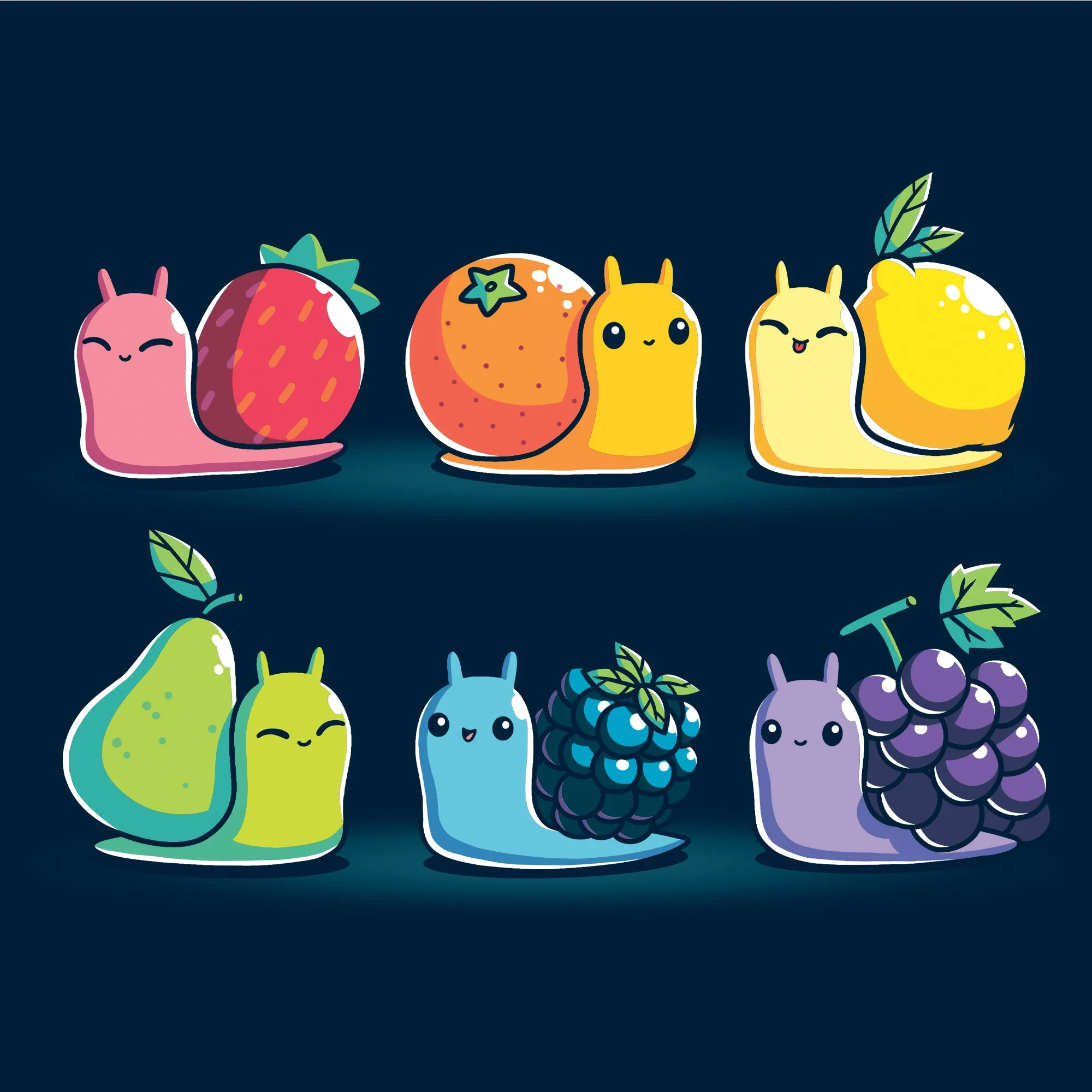 Rainbow Fruit Snails