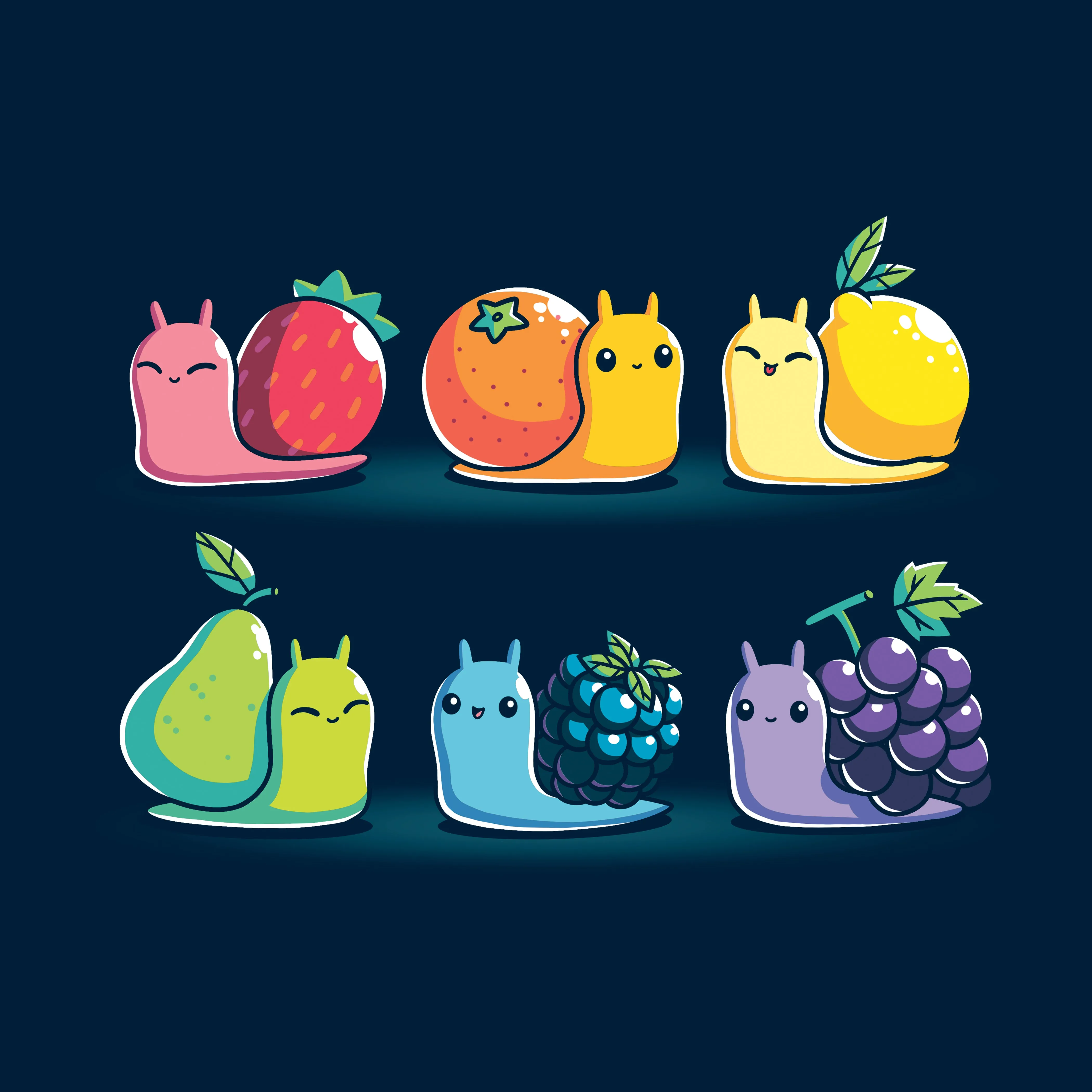Rainbow Fruit Snails