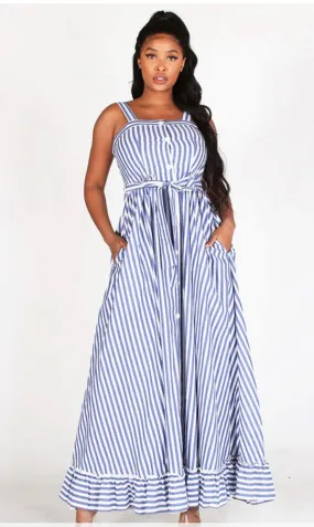 Striped Maxi Dress