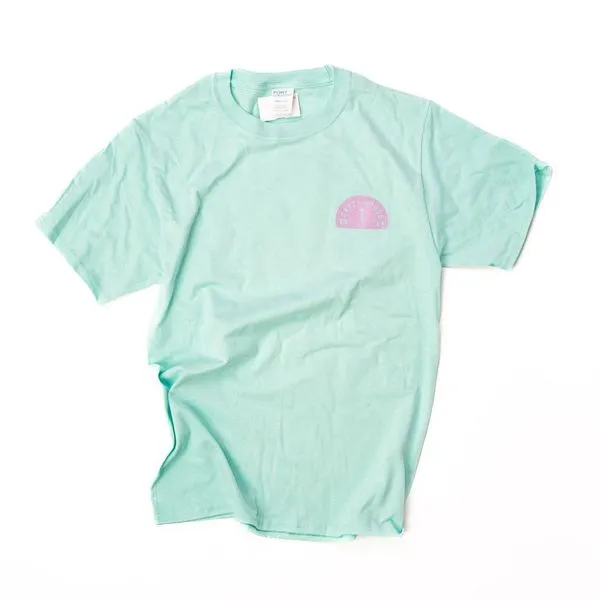 Teal and Lilac Cross Crazy House Specialty Shirt