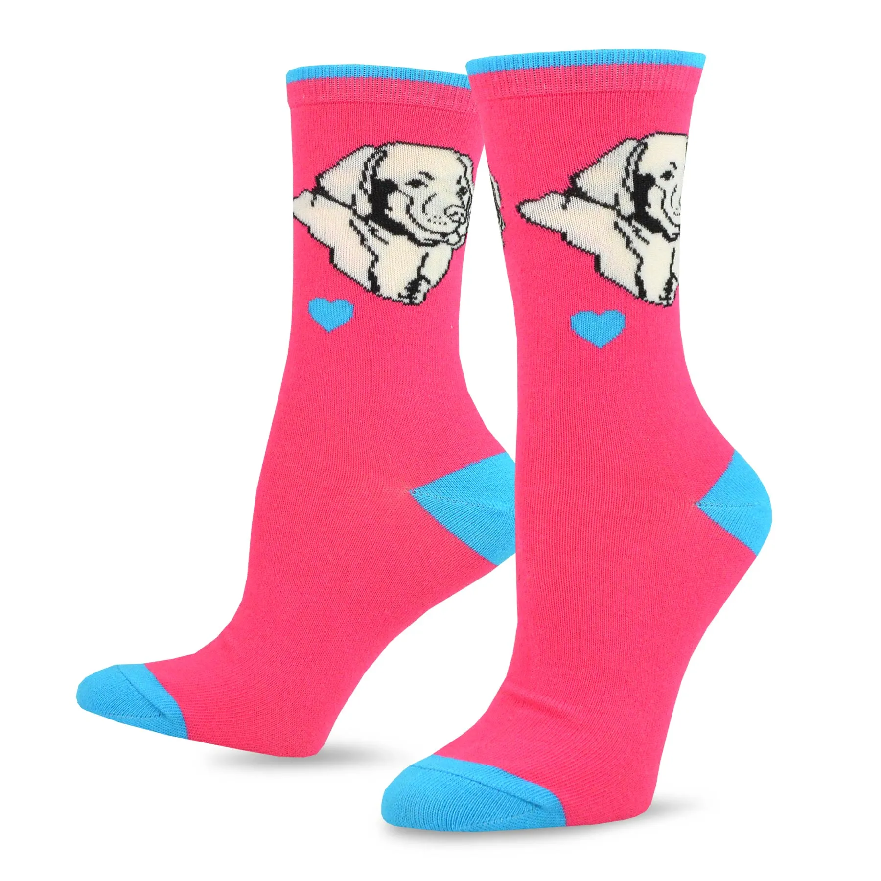 TeeHee Socks Women's Novelty Cotton Crew Dog 5-Pack (12086)