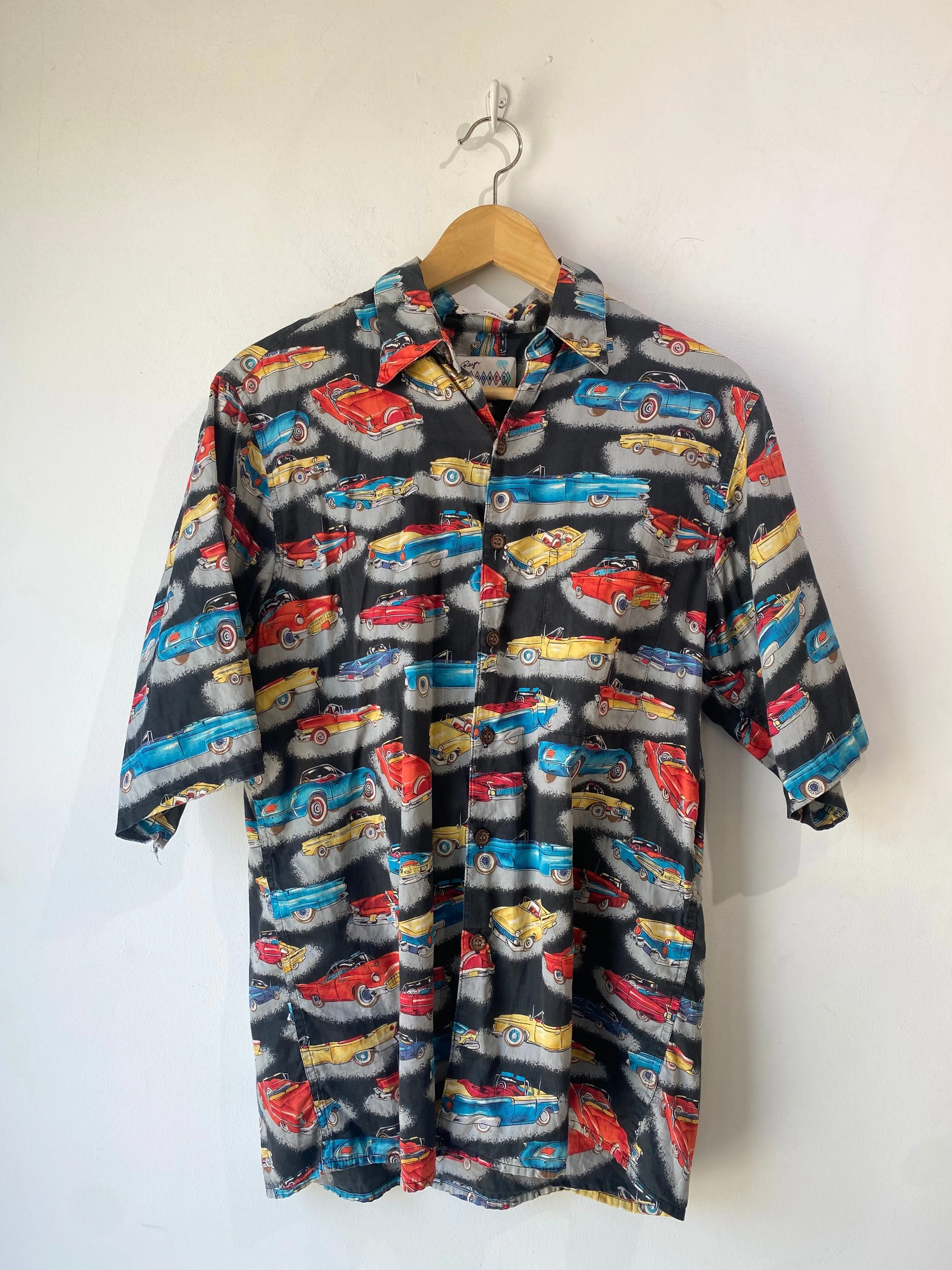 Vintage Reyn Spooner Car Shirt